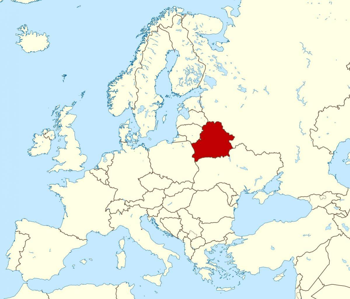 Belarus lokasi di peta dunia