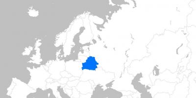 Peta dari Belarus eropah